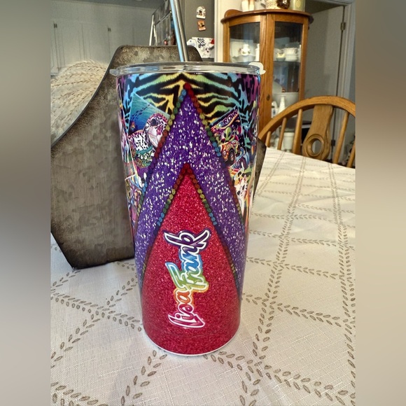 Lisa Frank Pink and Purple Tumbler - Picture 1 of 3